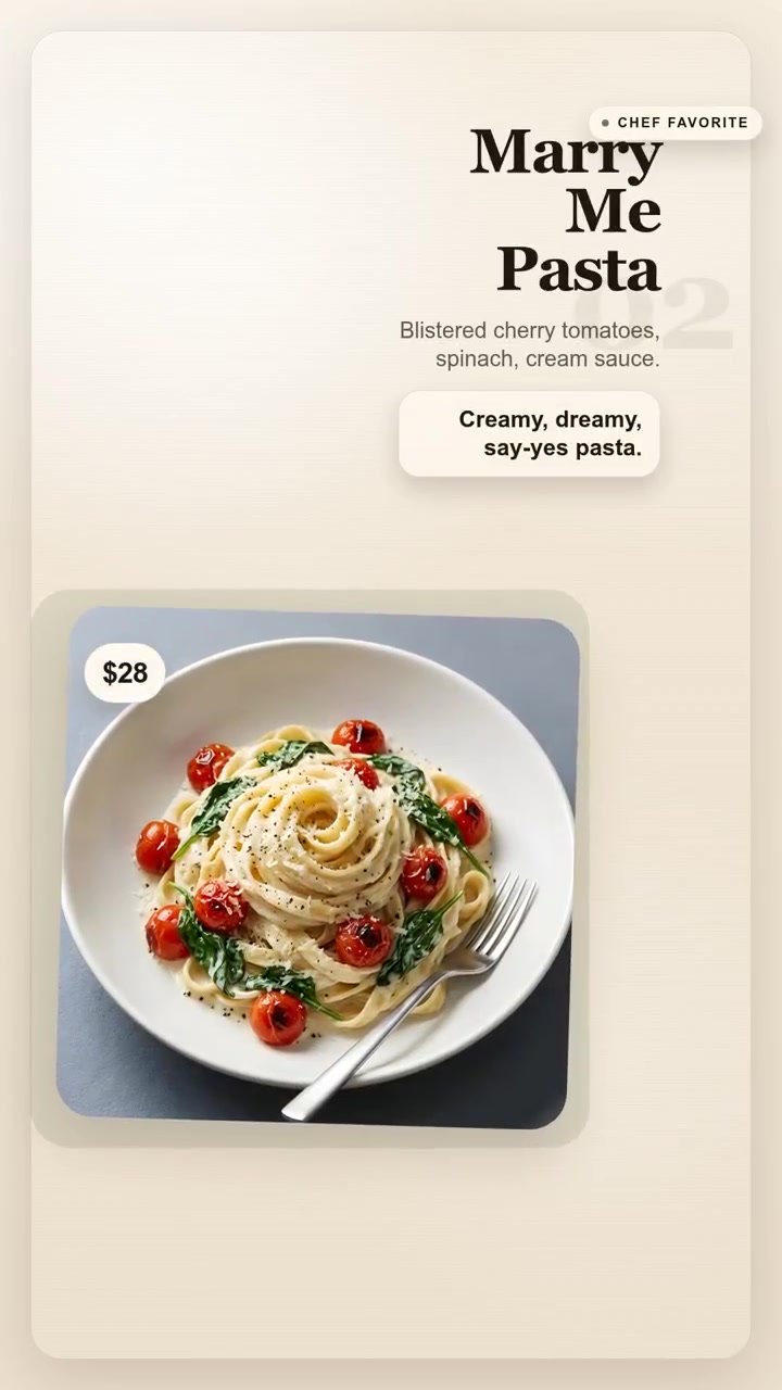 Monarch Editorial Menu preview